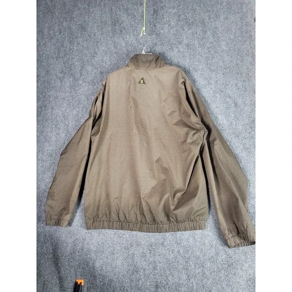 DryJoys‎ FootJoy Pullover Golf Windbreaker Houndstooth Lightweight Men Sz M - Picture 4 of 12